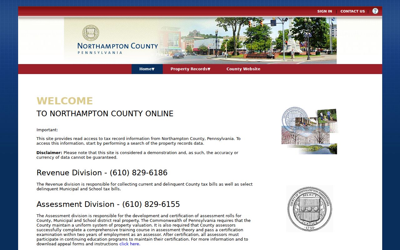 Bethlehem residents directory Northampton County assessment search